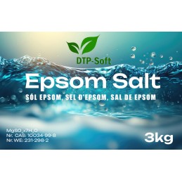 3kg Epsom Salz Bittersalz Magnesiumsulfat Lebensmittelqualität 3 kg Eimer