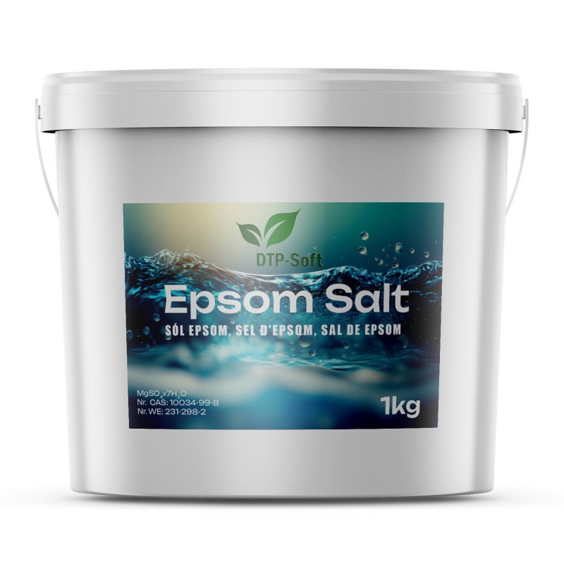 1kg Epsom Salz Bittersalz Magnesiumsulfat Lebensmittelqualität 1 kg Eimer