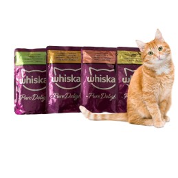 15+2 Gratis x85g Whiskas...