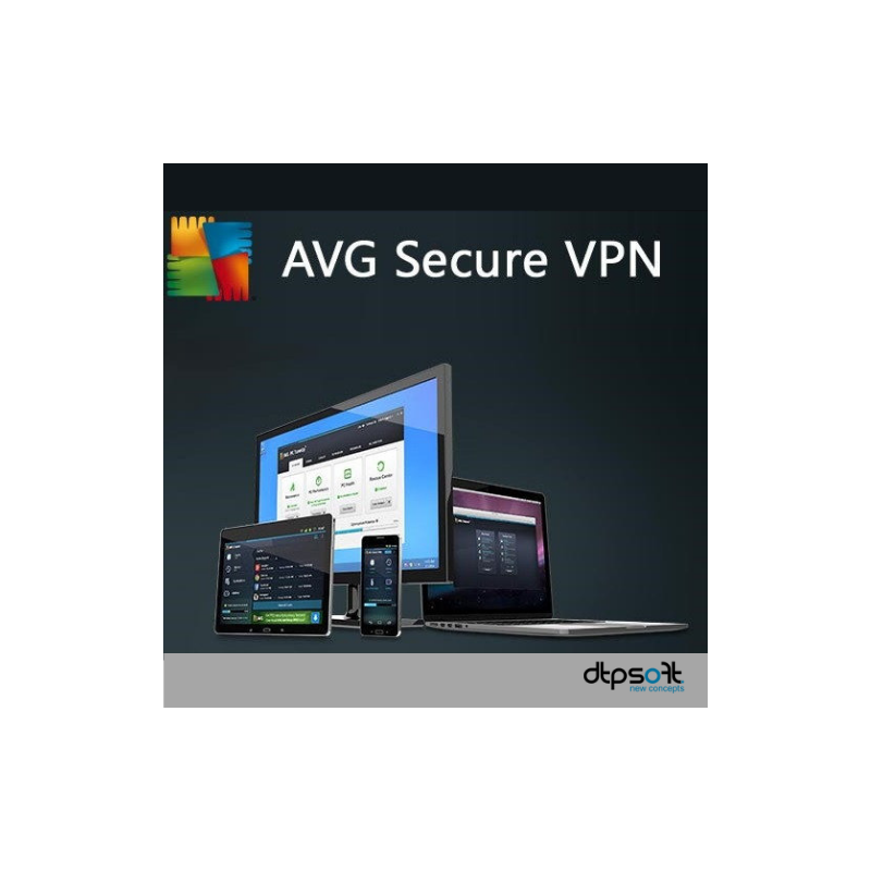 AVG Secure VPN 10 Devices PC  1, 2 Years