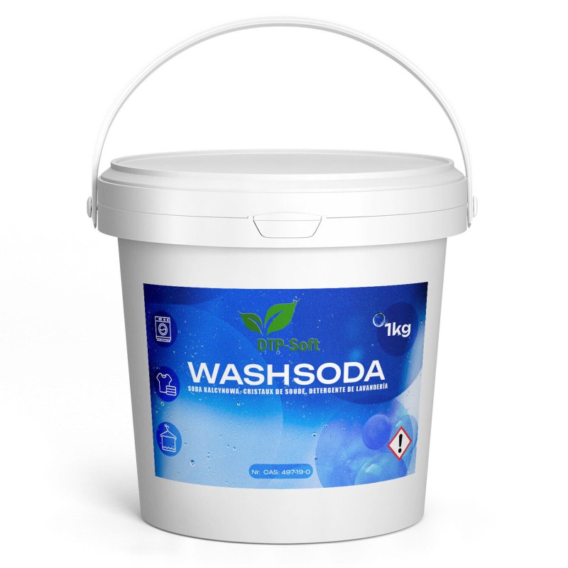 Waschsoda 1kg reine Soda kalzinierte Soda nachhaltig Eimer wasserfrei 1kg TOP