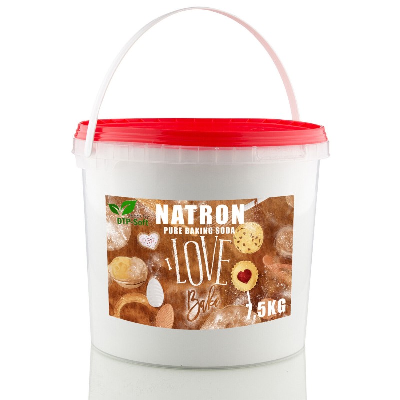 7,5kg Natriumhydrogencarbonat Baking Soda Natriumsalz| Natron E500 7 kg Eimer