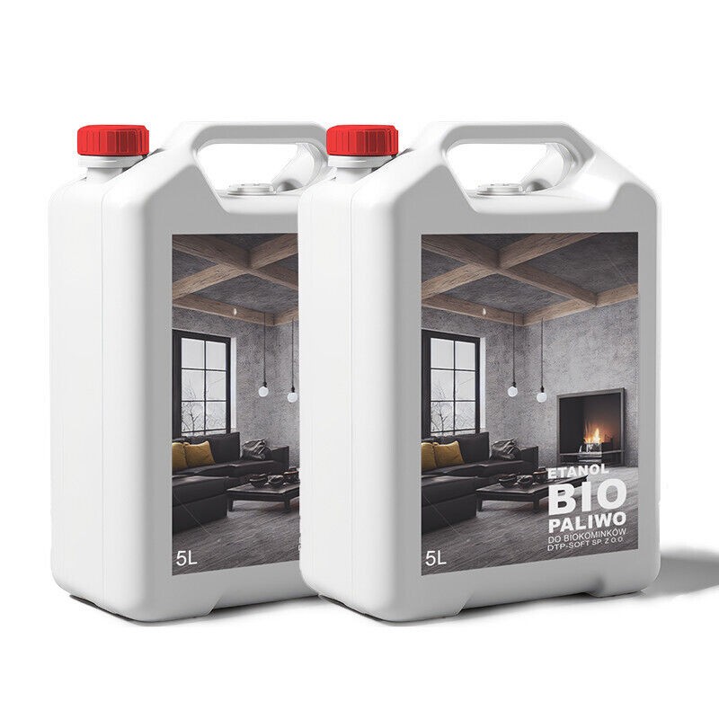 10L Bioethanol Premium TOP Tischkamin Ethanolkamin Kaminethanol 2 x 5L Liter