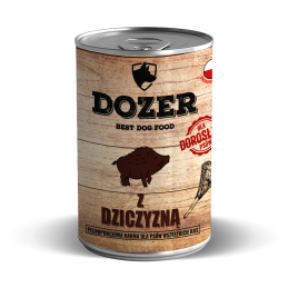 12 x 400g Hundefutter Dozer Wild Premium Nassfutter Dosen Wildfleisch