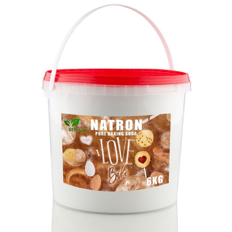 6kg Natriumhydrogencarbonat Baking Soda Natriumsalz| Natron E500 6 kg Eimer