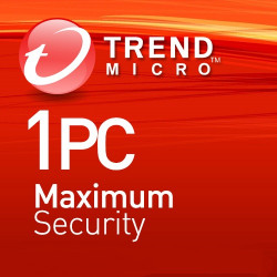 Trend Micro Maximum Security  1 PC 3 Lata