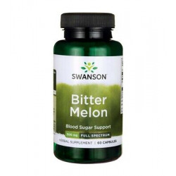 SWANSON Bitter Melon Bittermelone 500mg 60 Kaps. | Blutzucker Unterstützung