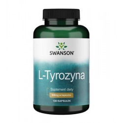 SWANSON L-Tyrosin 500 mg 100 Kapseln. | Stoffwechsel, Gehirn